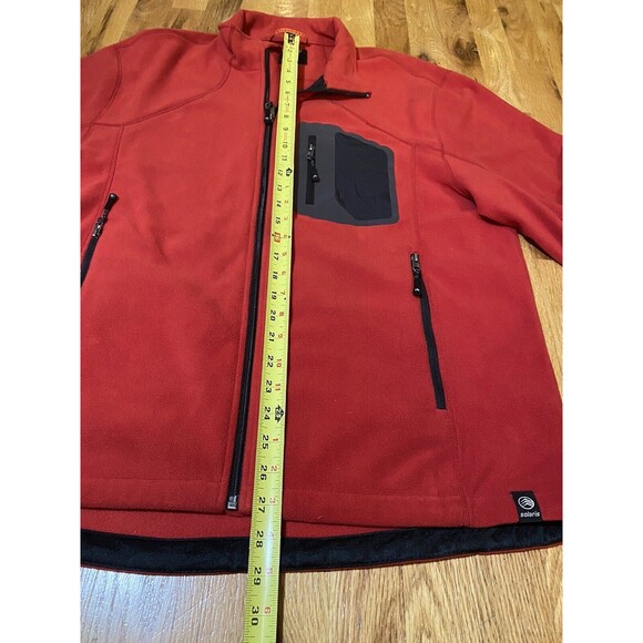 Solaris Soft Shell Series Long Sleeve Red Jacket Size Large - Picture 5 of 7